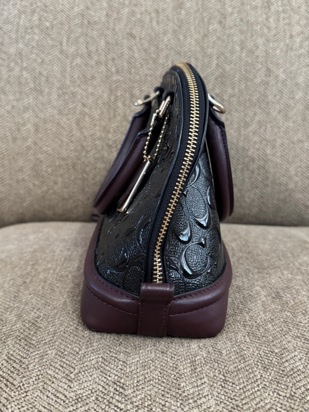 Coach Sierra satchel embossed leather signature C pattern - Picture 2 of 16